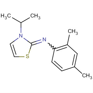 61676-94-6  Benzenamine, 2,4-dimethyl-N-[3-(1-methylethyl)-2(3H)-thiazolylidene]-