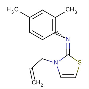 61676-96-8  Benzenamine, 2,4-dimethyl-N-[3-(2-propenyl)-2(3H)-thiazolylidene]-