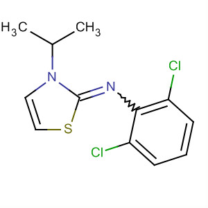 61677-07-4  Benzenamine, 2,6-dichloro-N-[3-(1-methylethyl)-2(3H)-thiazolylidene]-