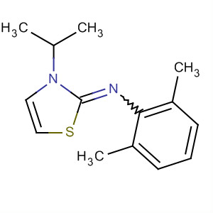 61677-41-6  Benzenamine, 2,6-dimethyl-N-[3-(1-methylethyl)-2(3H)-thiazolylidene]-