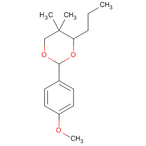 61683-85-0  1,3-Dioxane, 2-(4-methoxyphenyl)-5,5-dimethyl-4-propyl-