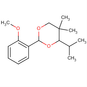 61683-92-9  1,3-Dioxane, 2-(2-methoxyphenyl)-5,5-dimethyl-4-(1-methylethyl)-