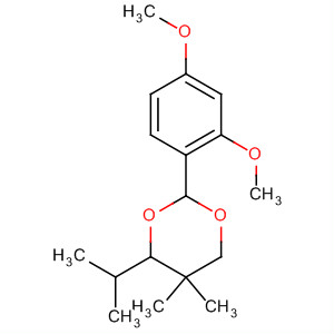 61683-93-0  1,3-Dioxane, 2-(2,4-dimethoxyphenyl)-5,5-dimethyl-4-(1-methylethyl)-