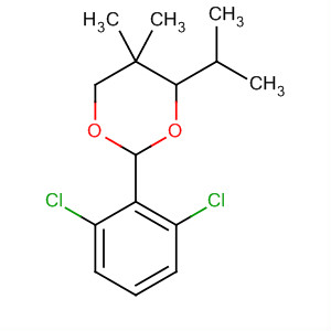 61684-16-0  1,3-Dioxane, 2-(2,6-dichlorophenyl)-5,5-dimethyl-4-(1-methylethyl)-