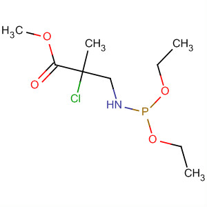 61685-26-5  Propanoic acid, 2-chloro-3-[(diethoxyphosphinyl)amino]-2-methyl-,methyl ester