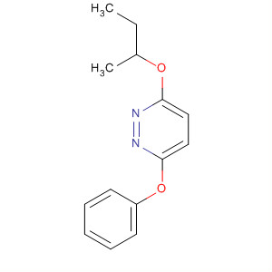 61690-65-1  Pyridazine, 3-(1-methylpropoxy)-6-phenoxy-