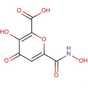 61696-11-5  4H-Pyran-2-carboxylic acid,3-hydroxy-6-[(hydroxyamino)carbonyl]-4-oxo-