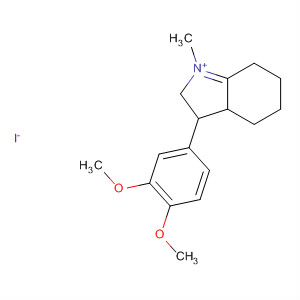 61699-08-9  2H-Indolium,3-(3,4-dimethoxyphenyl)-3,3a,4,5,6,7-hexahydro-1-methyl-, iodide
