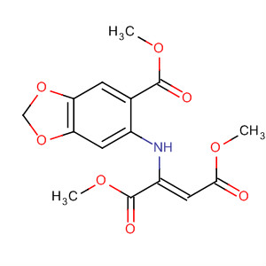61707-67-3  2-Butenedioic acid,2-[[6-(methoxycarbonyl)-1,3-benzodioxol-5-yl]amino]-, dimethyl ester,(Z)-