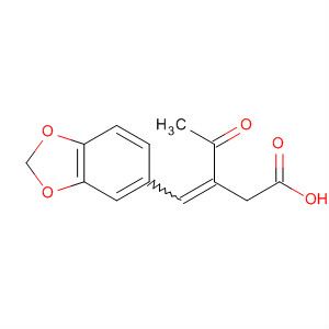 61713-01-7  Pentanoic acid, 3-(1,3-benzodioxol-5-ylmethylene)-4-oxo-