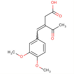 61713-04-0  Pentanoic acid, 3-[(3,4-dimethoxyphenyl)methylene]-4-oxo-