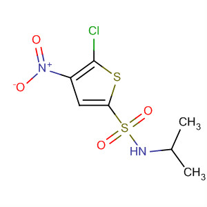 61714-47-4  2-Thiophenesulfonamide, 5-chloro-N-(1-methylethyl)-4-nitro-