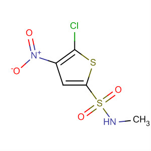 61714-49-6  2-Thiophenesulfonamide, 5-chloro-N-methyl-4-nitro-