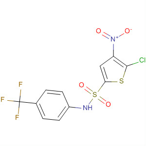 61714-55-4  2-Thiophenesulfonamide, 5-chloro-4-nitro-N-[4-(trifluoromethyl)phenyl]-