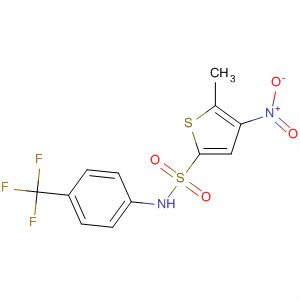 61714-56-5  2-Thiophenesulfonamide, 5-methyl-4-nitro-N-[4-(trifluoromethyl)phenyl]-