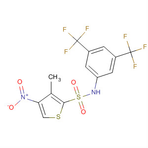 61714-65-6  2-Thiophenesulfonamide,N-[3,5-bis(trifluoromethyl)phenyl]-3-methyl-4-nitro-