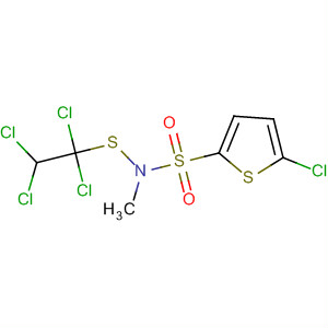 61714-68-9  2-Thiophenesulfonamide,5-chloro-N-methyl-N-[(1,1,2,2-tetrachloroethyl)thio]-