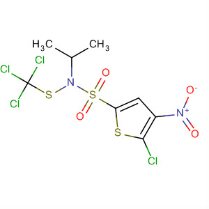 61714-73-6  2-Thiophenesulfonamide,5-chloro-N-(1-methylethyl)-4-nitro-N-[(trichloromethyl)thio]-