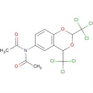 61719-74-2  Acetamide,N-acetyl-N-[2,4-bis(trichloromethyl)-4H-1,3-benzodioxin-6-yl]-