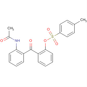 61736-67-2  Acetamide, N-[2-[2-[[(4-methylphenyl)sulfonyl]oxy]benzoyl]phenyl]-