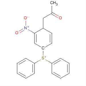61739-93-3  Sulfonium, diphenyl-, 3-nitro-4-(2-oxopropyl)-2,5-cyclohexadienylide