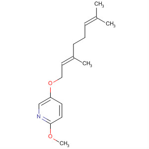 61750-74-1  Pyridine, 5-[(3,7-dimethyl-2,6-octadienyl)oxy]-2-methoxy-, (E)-