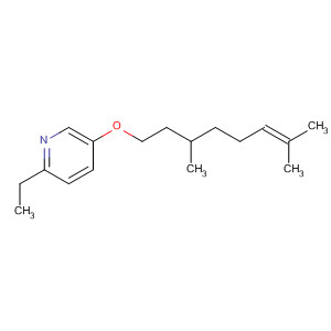 61750-86-5  Pyridine, 5-[(3,7-dimethyl-6-octenyl)oxy]-2-ethyl-