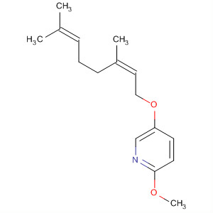 61750-97-8  Pyridine, 5-[(3,7-dimethyl-2,6-octadienyl)oxy]-2-methoxy-, (Z)-
