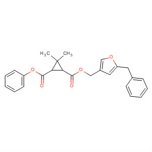 61751-18-6  1,2-Cyclopropanedicarboxylic acid, 3,3-dimethyl-, 1-phenyl2-[[5-(phenylmethyl)-3-furanyl]methyl] ester