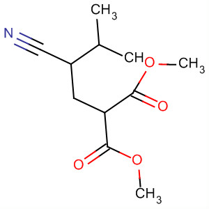 61760-66-5  Propanedioic acid, (1-cyano-2-methylpropyl)methyl-, dimethyl ester