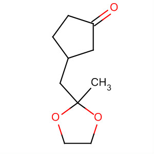 61761-69-1  Cyclopentanone, 3-[(2-methyl-1,3-dioxolan-2-yl)methyl]-
