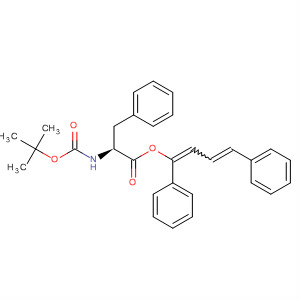 617700-84-2  L-Phenylalanine, N-[(1,1-dimethylethoxy)carbonyl]-,(1E,3E)-1,4-diphenyl-1,3-butadienyl ester