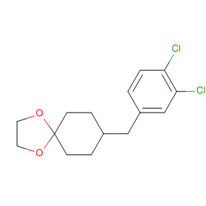 617714-33-7  1,4-Dioxaspiro[4.5]decane, 8-[(3,4-dichlorophenyl)methyl]-