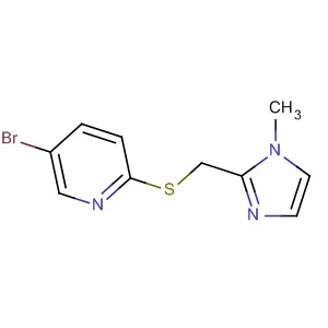 61775-93-7  Pyridine, 5-bromo-2-[[(1-methyl-1H-imidazol-2-yl)methyl]thio]-