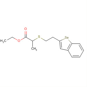 61776-15-6  Propanoic acid, 2-[(2-benzo[b]selenophene-2-ylethyl)thio]-, ethyl ester