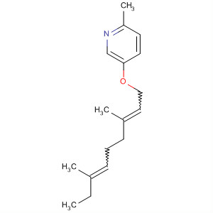 61777-84-2  Pyridine, 5-[(3,7-dimethyl-2,6-nonadienyl)oxy]-2-methyl-