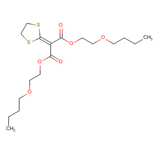 61782-06-7  Propanedioic acid, 1,3-dithiolan-2-ylidene-, bis(2-butoxyethyl) ester