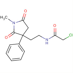 61786-89-8  Acetamide,2-chloro-N-[2-(1-methyl-2,5-dioxo-3-phenyl-3-pyrrolidinyl)ethyl]-