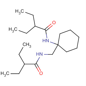 61796-87-0  Butanamide, 2-ethyl-N-[[1-[(2-ethyl-1-oxobutyl)amino]cyclohexyl]methyl]-