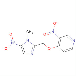 61800-09-7  Pyridine, 4-[(1-methyl-5-nitro-1H-imidazol-2-yl)methoxy]-3-nitro-