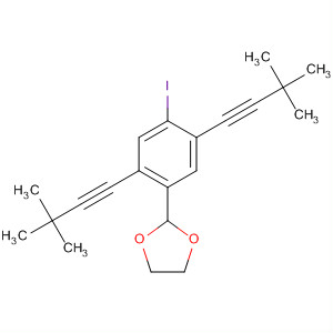 618119-22-5  1,3-Dioxolane, 2-[2,5-bis(3,3-dimethyl-1-butynyl)-4-iodophenyl]-