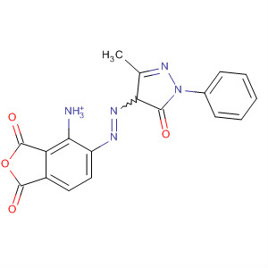 61824-25-7  1,3-Isobenzofurandione,5-[(4,5-dihydro-3-methyl-5-oxo-1-phenyl-1H-pyrazol-4-yl)azo]-, ion(1-),ammonium