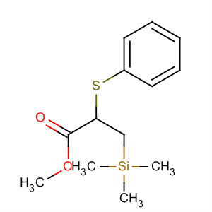 61829-53-6  Propanoic acid, 2-(phenylthio)-3-(trimethylsilyl)-, methyl ester