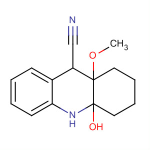 61831-66-1  9-Acridinecarbonitrile,1,2,3,4,4a,9,9a,10-octahydro-4a-hydroxy-9a-methoxy-
