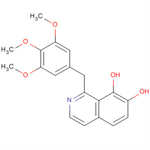 61831-76-3  7,8-Isoquinolinediol, 1-[(3,4,5-trimethoxyphenyl)methyl]-