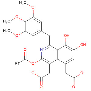 61831-77-4  7,8-Isoquinolinediol, 1-[(3,4,5-trimethoxyphenyl)methyl]-, diacetate(ester)