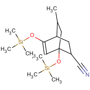 61838-66-2  Bicyclo[2.2.2]oct-5-ene-2-carbonitrile,8-methyl-1,5-bis[(trimethylsilyl)oxy]-