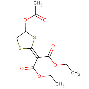 61839-13-2  Propanedioic acid, [4-(acetyloxy)-1,3-dithiolan-2-ylidene]-, diethyl ester