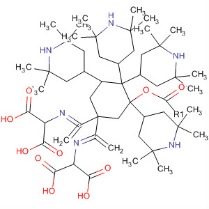 61839-47-2  Propanedioic acid,2,2'-[1,3-cyclohexanediylbis(methyleneiminomethylene)]bis-,tetrakis(2,2,6,6-tetramethyl-4-piperidinyl) ester