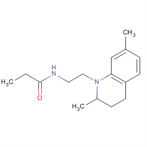 61843-58-1  Propanamide, N-[2-(3,4-dihydro-2,7-dimethyl-1(2H)-quinolinyl)ethyl]-